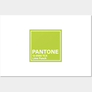 pantone 13-0550 TCX Lime Punch Posters and Art